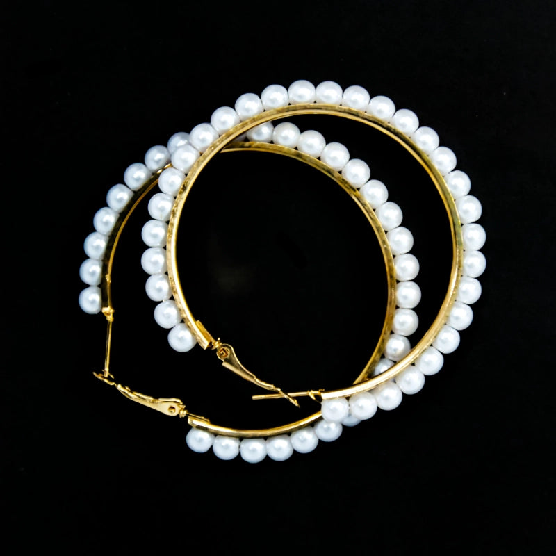 Loop Pearl Earrings